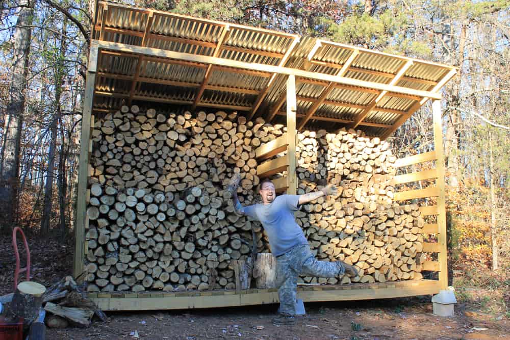 Firewood Storage: Why We Built A Woodshed • New Life On A ...