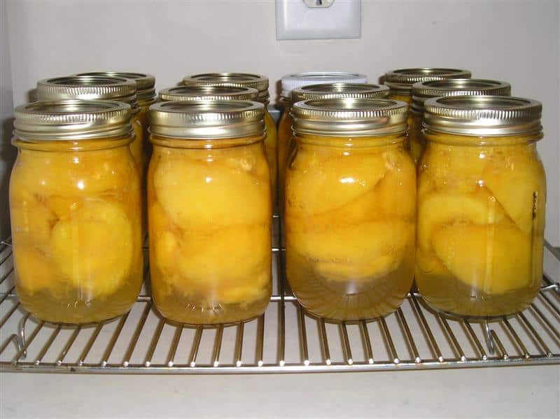 home canned peaches