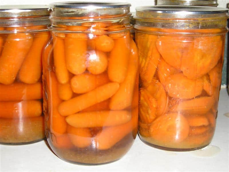 glazed carrots canning recipe
