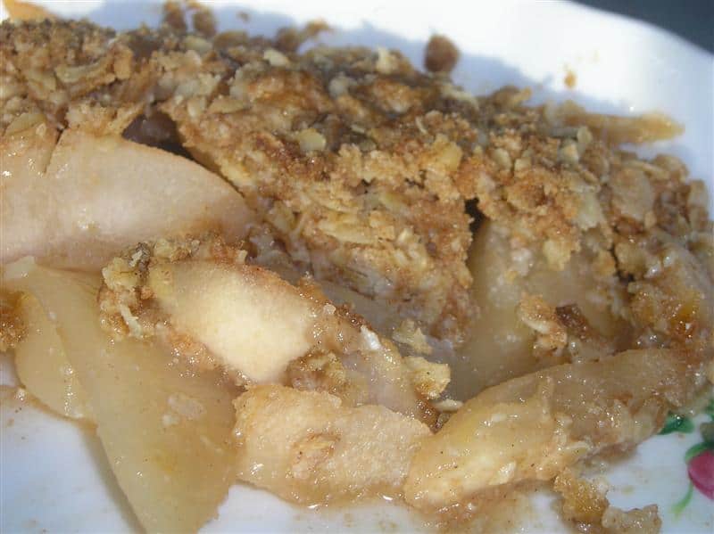pear crisp recipe