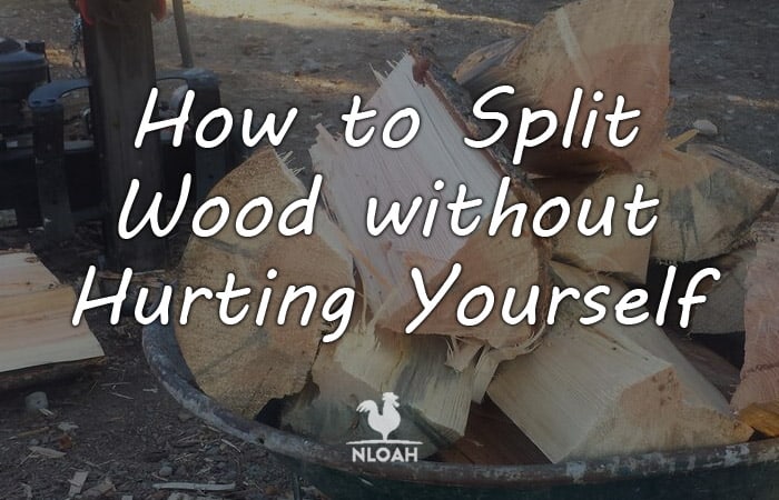 how to split wood featured