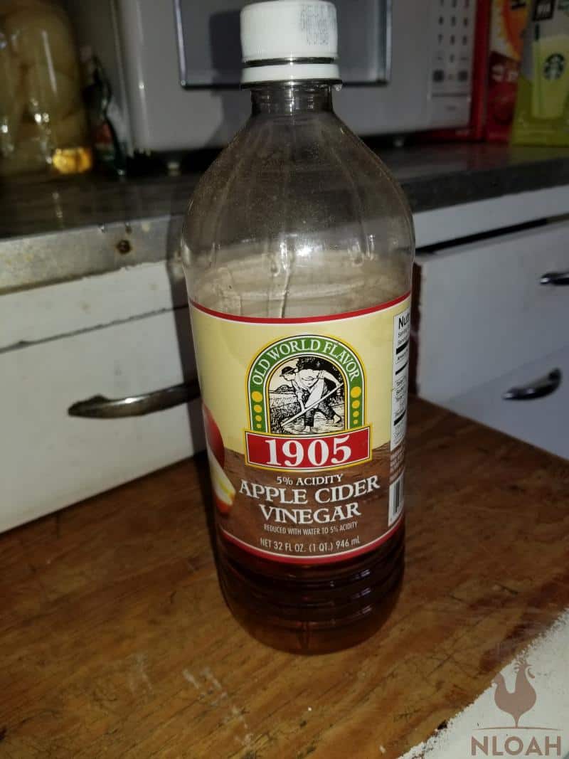 Regular apple cider vinegar