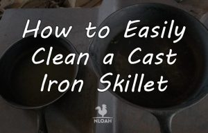clean cast iron skillet featured