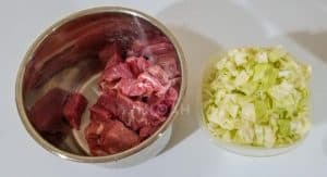 Pork and Cabbage Chopped
