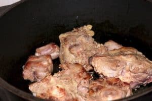 oxtail pieces browning