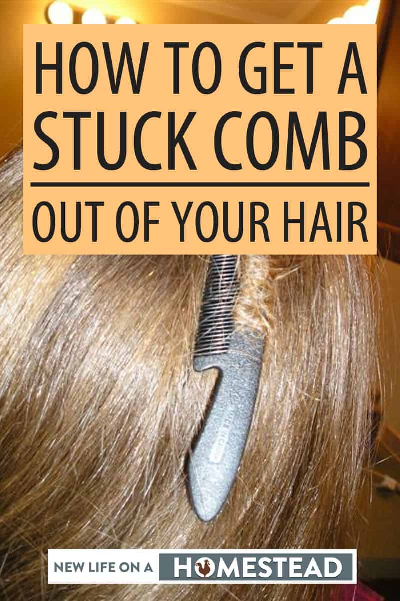 getting comb out of hair Pinterest