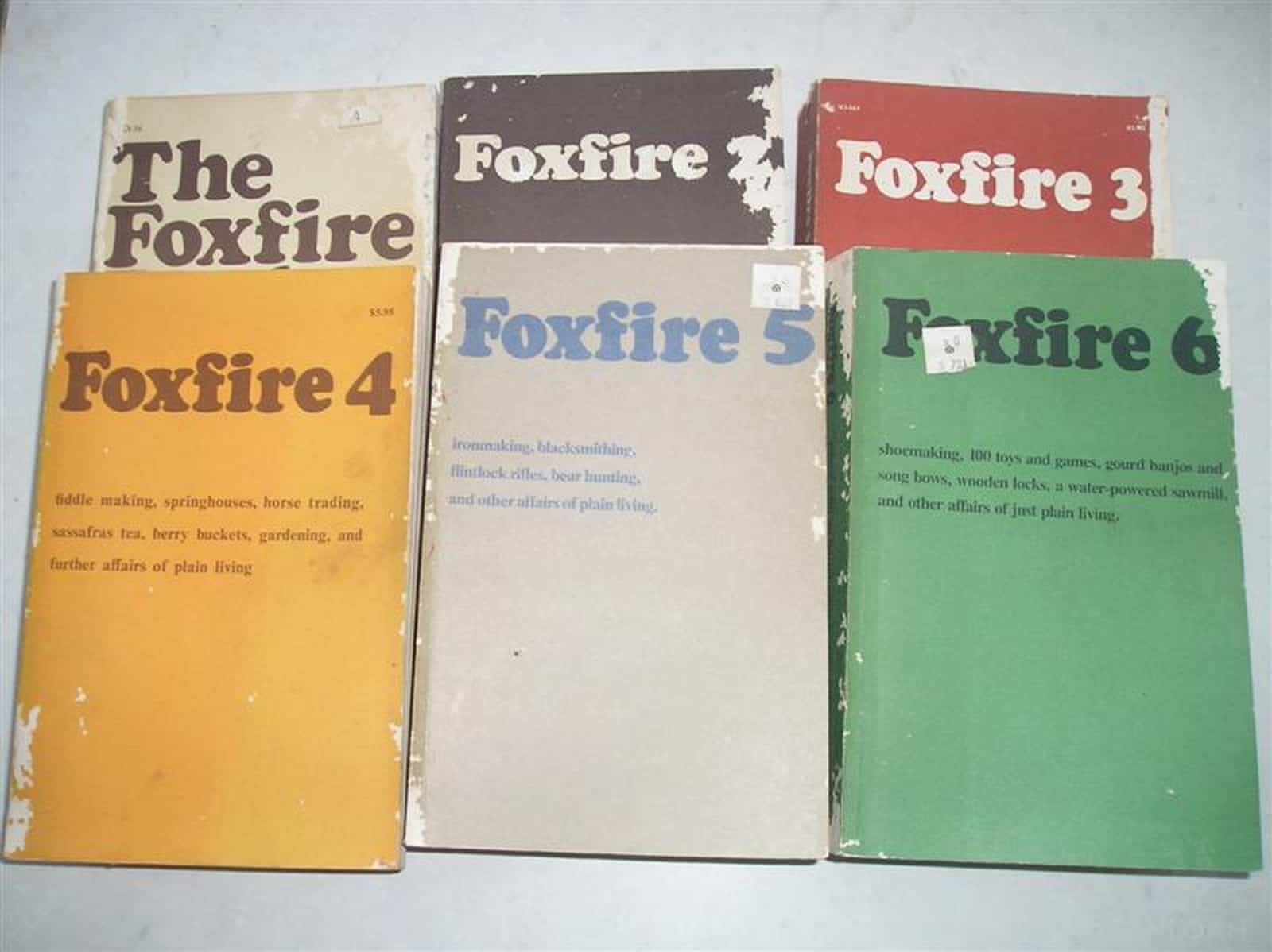 old foxfire books 6 of 12 in total