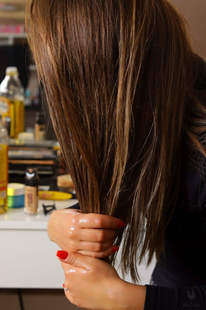 using cooking oil as hair conditioner
