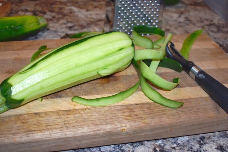 peel your zucchini