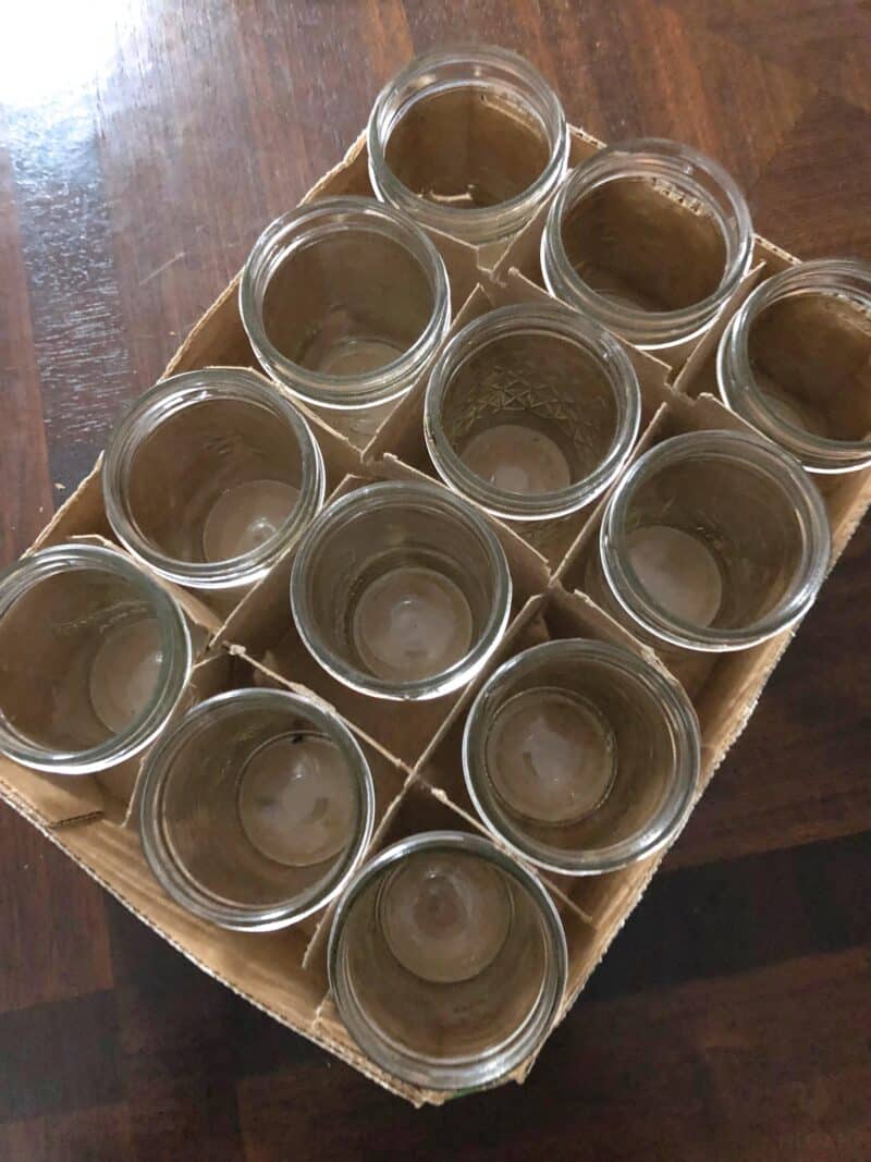 set of canning jars
