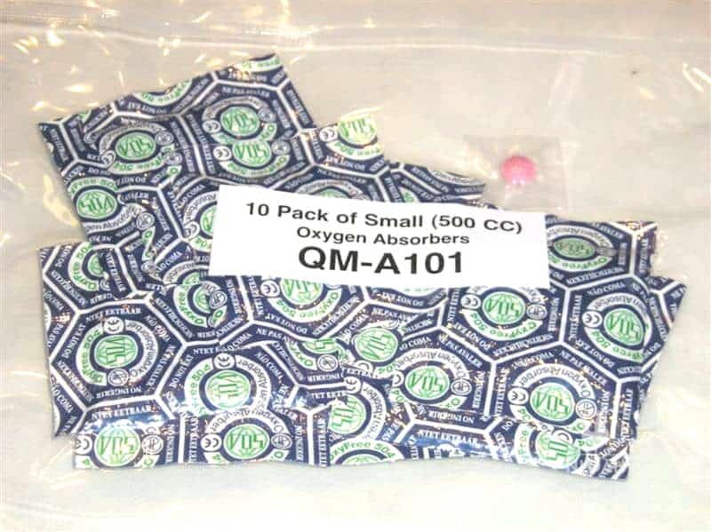 500 CC oxygen absorbers packets