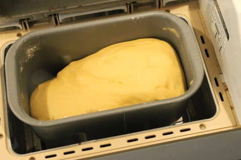dough in bread machine