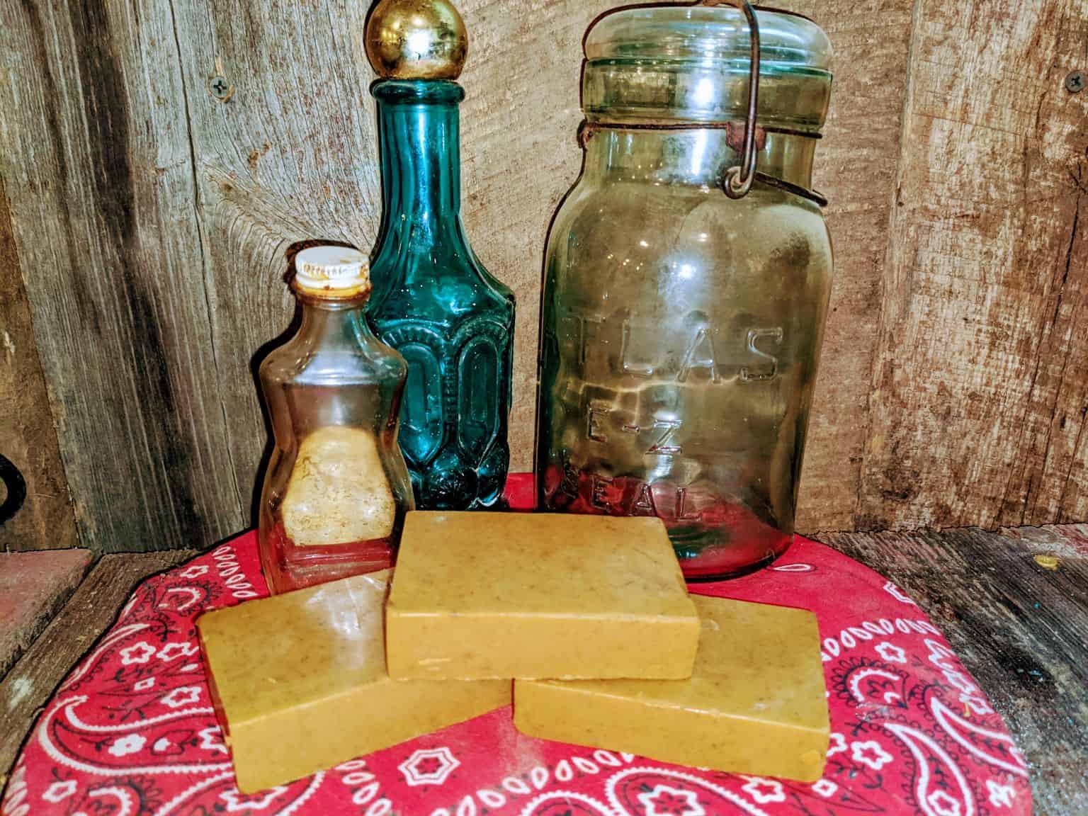 brown sugar and cinnamon exfoliating soap