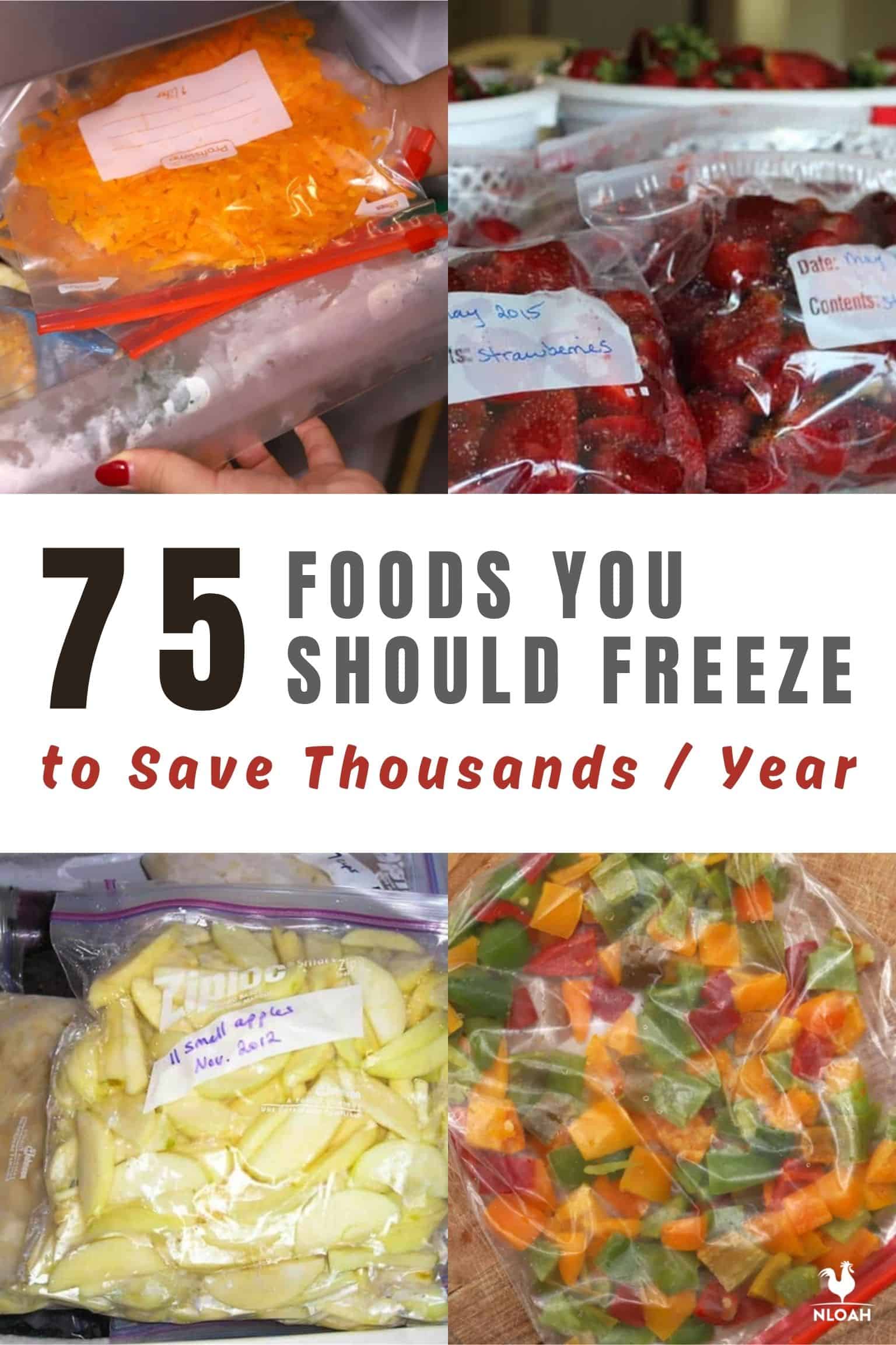 Frozen Save 75 Foods You Should Freeze to Save Thousands Per Year