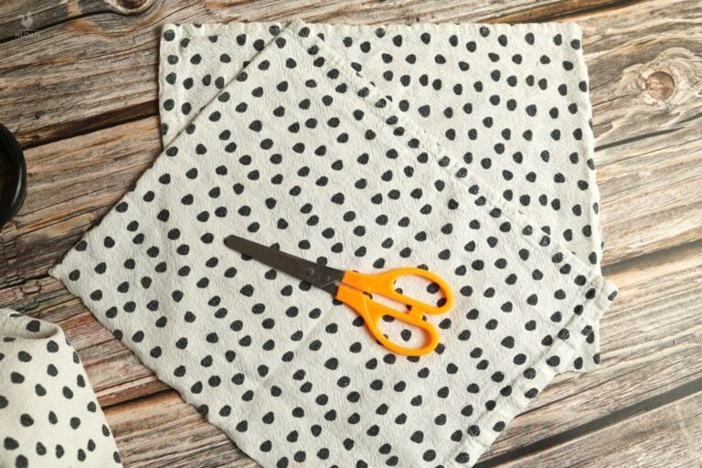 fabric pieces cut to size